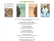 Tablet Screenshot of johnchernoff.com